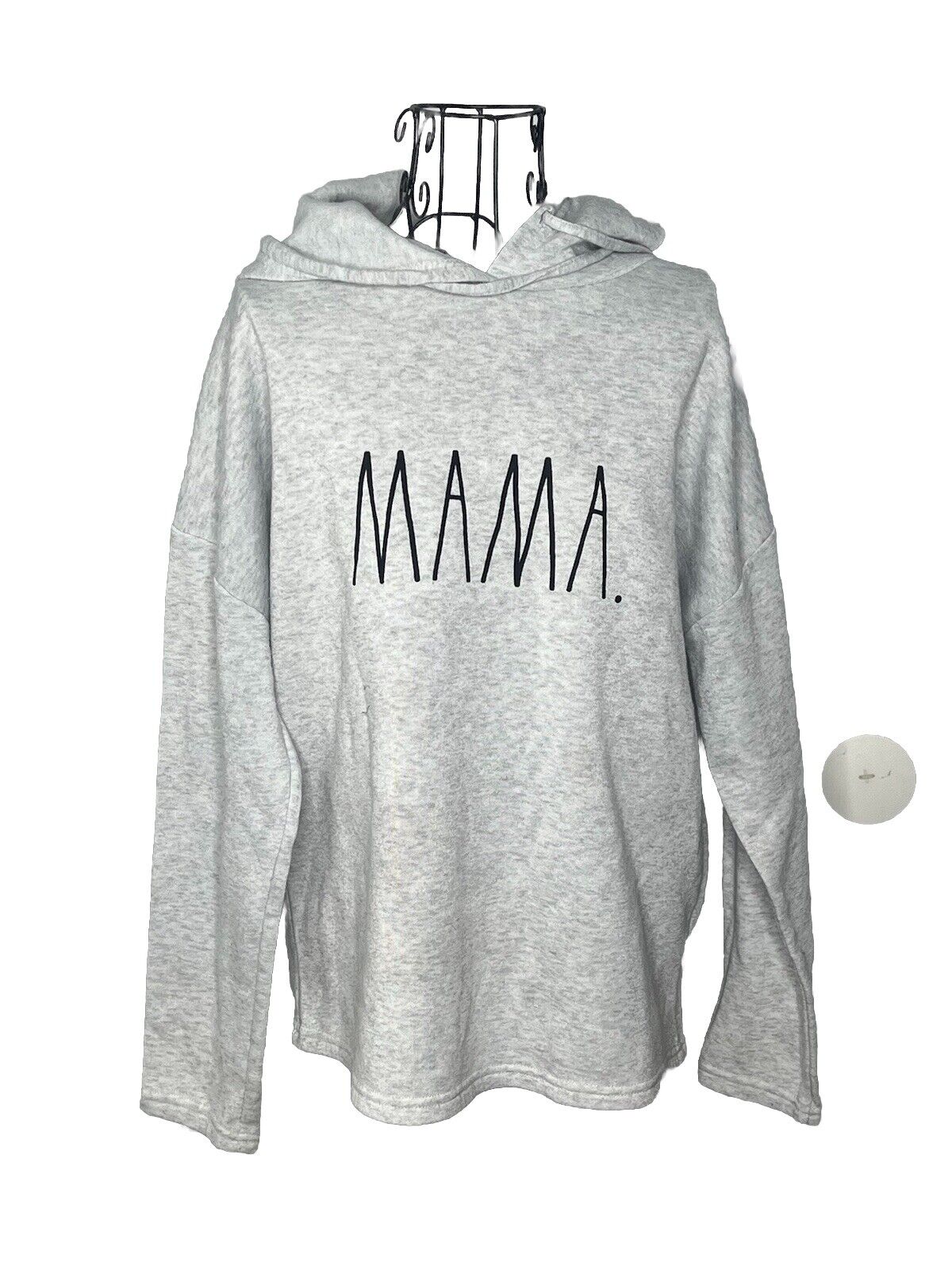 Rae Dunn Womens Mama Graphic SweatShirt Gray Sz Med Long-sleeve, Minimal Damage