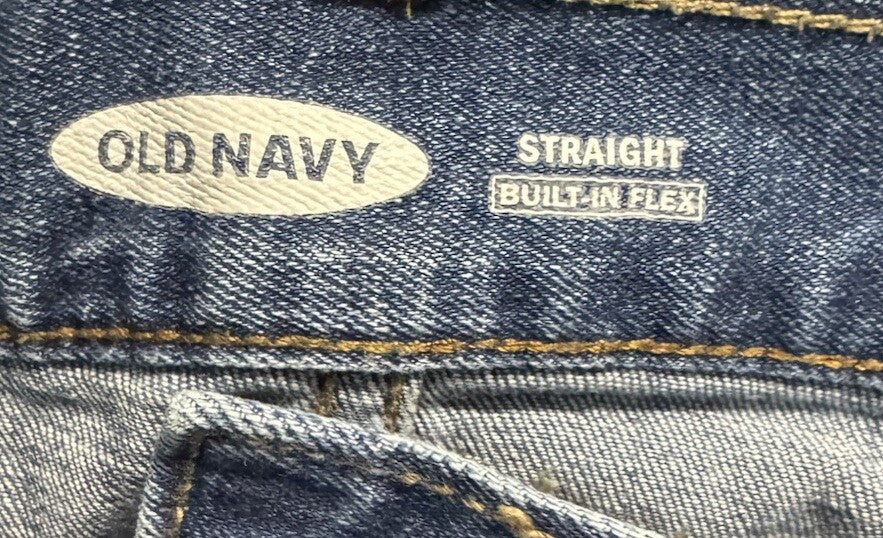 Old Navy Baggy Jeans Mens Size 38X30 Blue Denim Loose