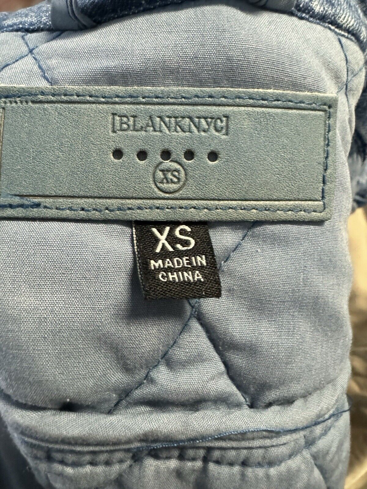 Blank NYC Distressed Jacket Size XS Button Down