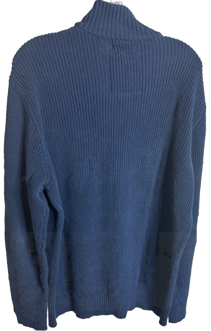 AMERICAN RAG Men's Long Sleeve Blue Sweater, Size: XL