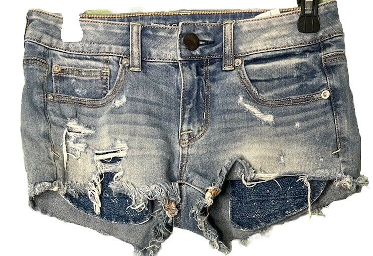 AMERICAN EAGLE Jean Shorts Shortie - Super Stretch size 2