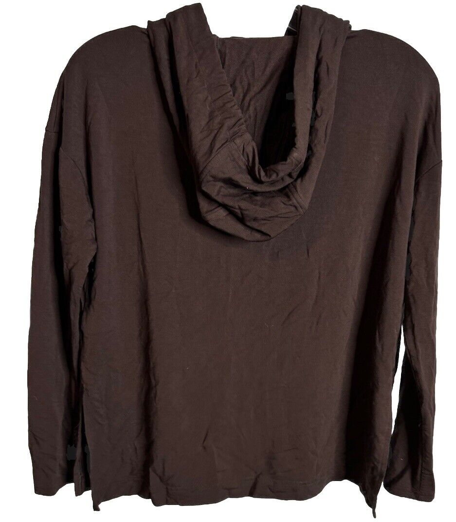 Banana Republic Baby Terry Hooded Sweatshirt Womens XS Hoode Pullover Casual
