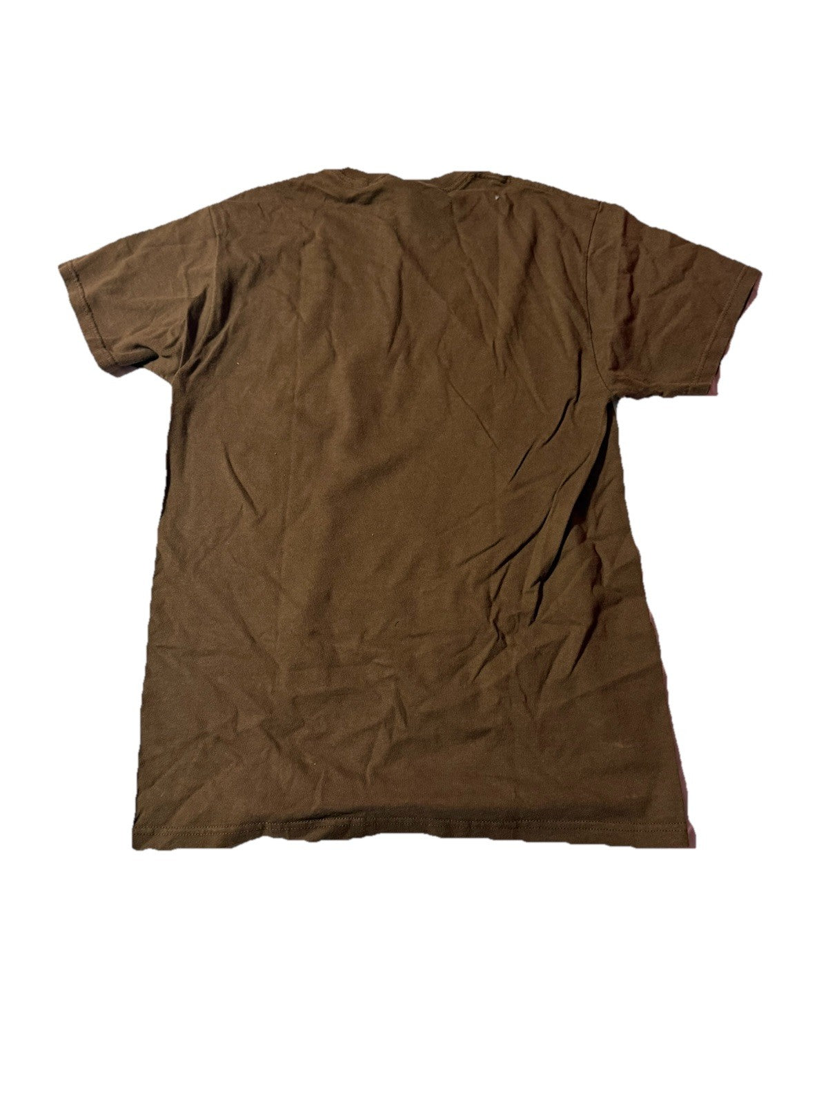 Back In The Day (PAC MAN) - Brown Shirt -M- Fruit Of The Loom