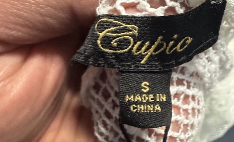 Cupio Women’s Bow Blouse Top Size Small