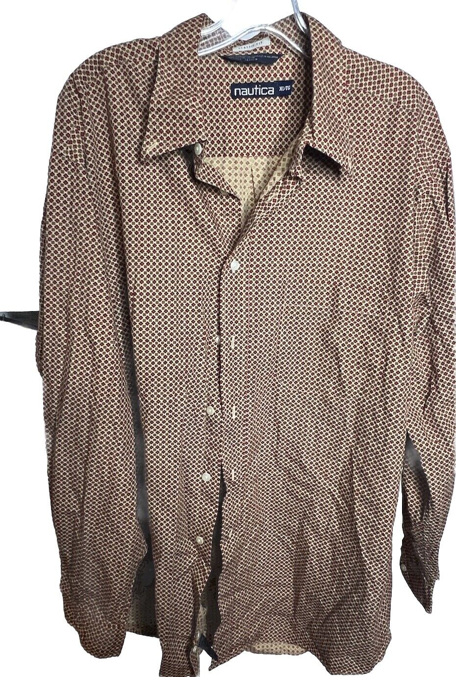 Nautica Mens Shirt Size XL Casual Long Sleeve