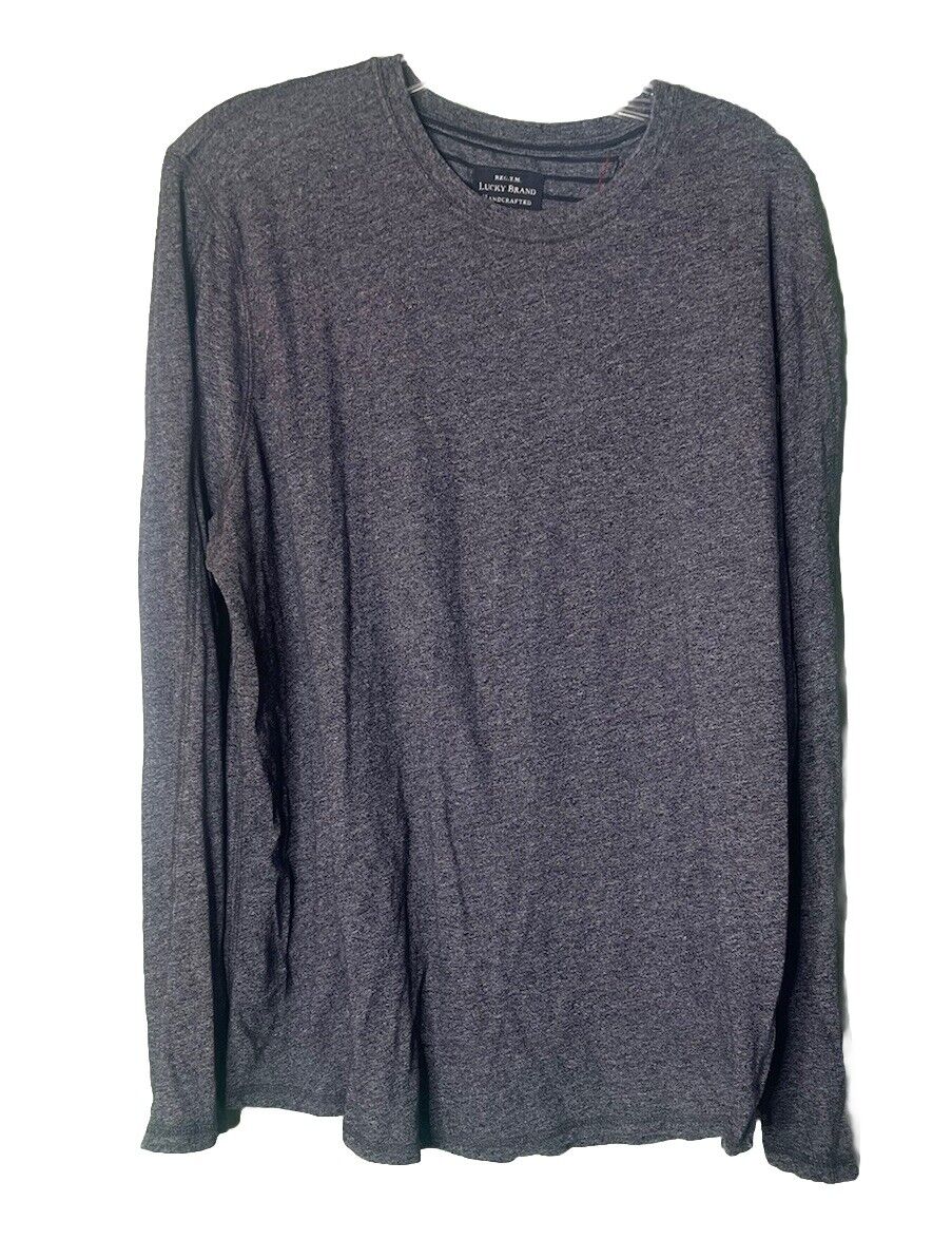 Lucky Brand Crew Neck Long Sleeve T-Shirt Size XL
