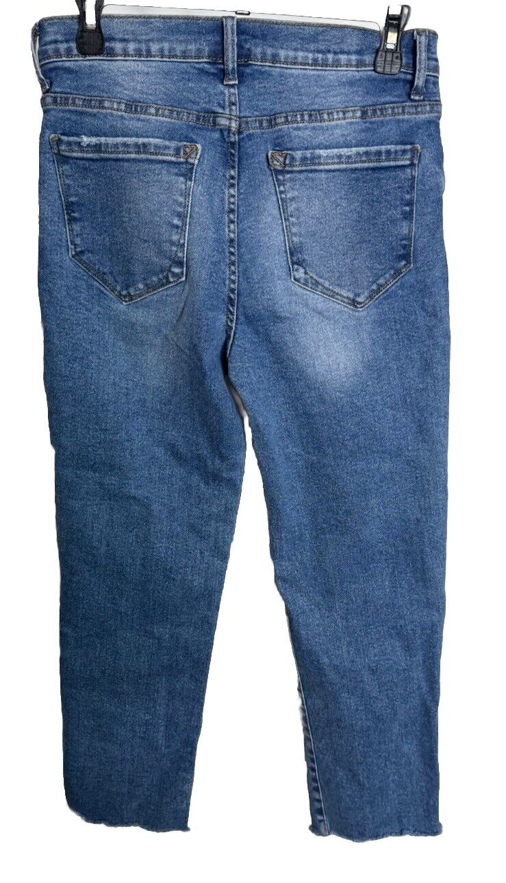 Kensie Jeans Skinny Leg Women's 8/29 Blue Dark Wash Denim Mid Rise