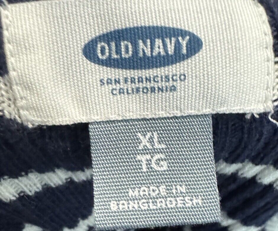 Old Navy Women's Long Sleeve Stripe Casual Shirt Size XL