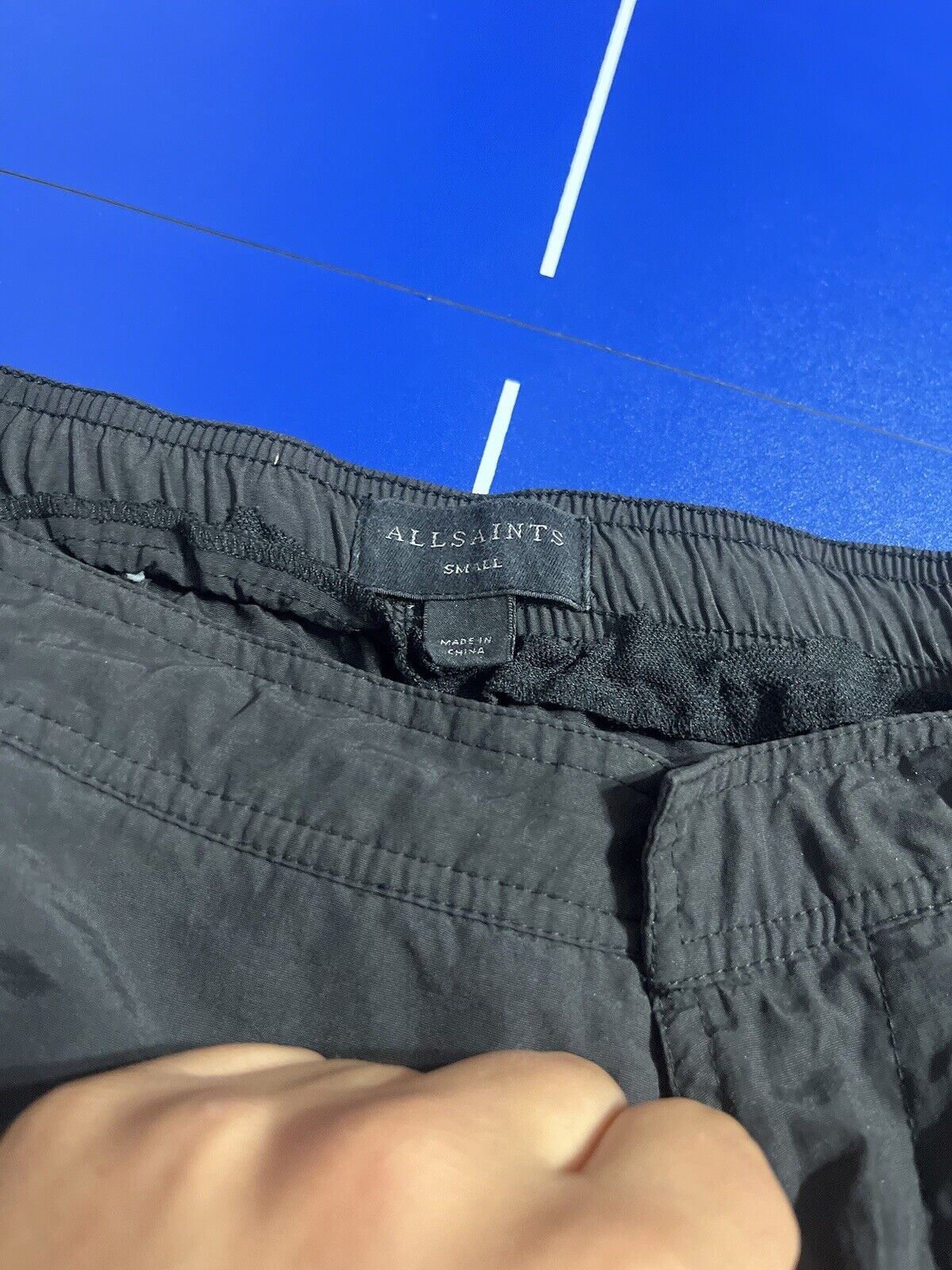 Allsaints Warden Swimshort Ramskull Swim Trunks Mens Periwinkle,S/30, Black,Rare