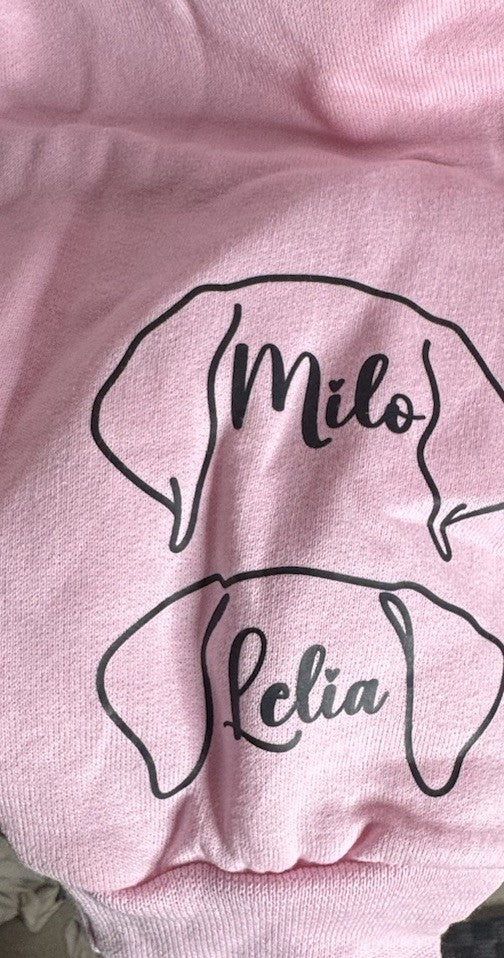 Sweatshirt Fur Mama Hoodie Animal Lover Sweater Paw Crewneck Medium