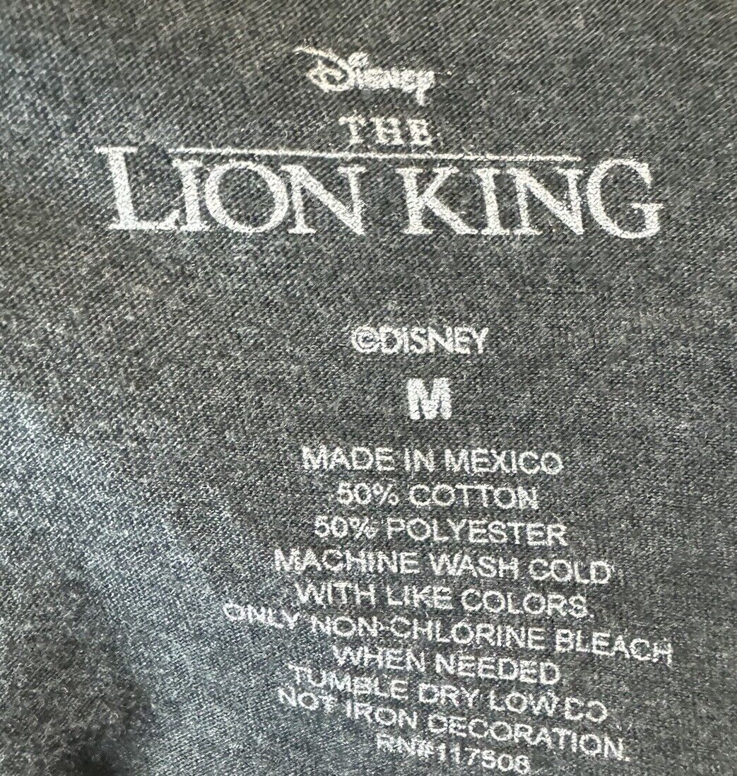 Disney The Lion King Men's T-shirt Size Medium