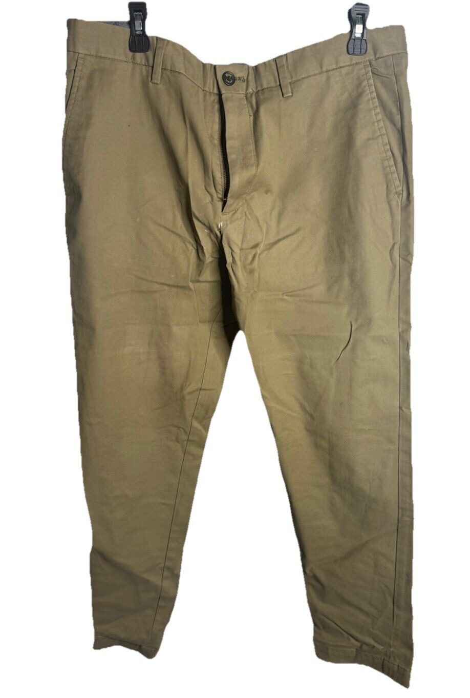 Banana Republic Pants Mens 34 X 30 Khaki Slim Fit Chino Stretch Flat Front
