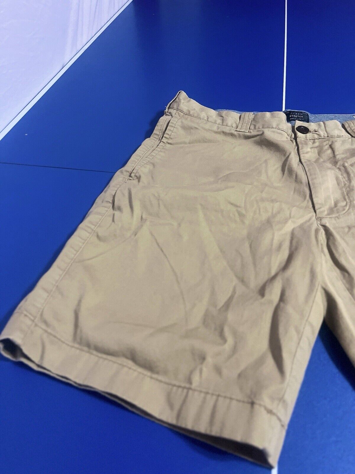 J. Crew Mercantile Shorts Flex Chino Beige Mens Size 30, 9’ Inseam