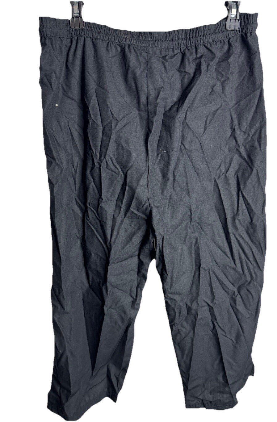 Uniti Casuals Pants Women's Medium Black Pull On Cotton Blend Mid Rise Pants