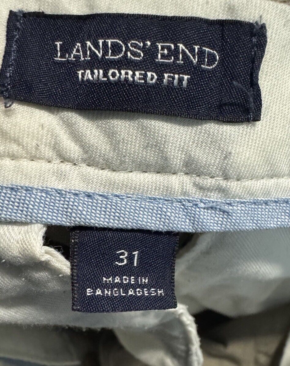 Lands’End Men’s Khaki Pants Traditional Fit size 31