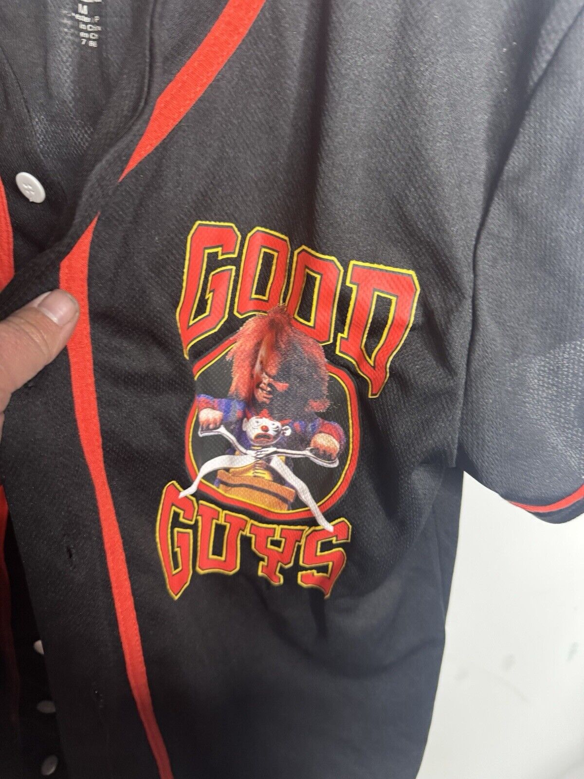 Chucky Good Guys Baseball Jersey Size Medium
