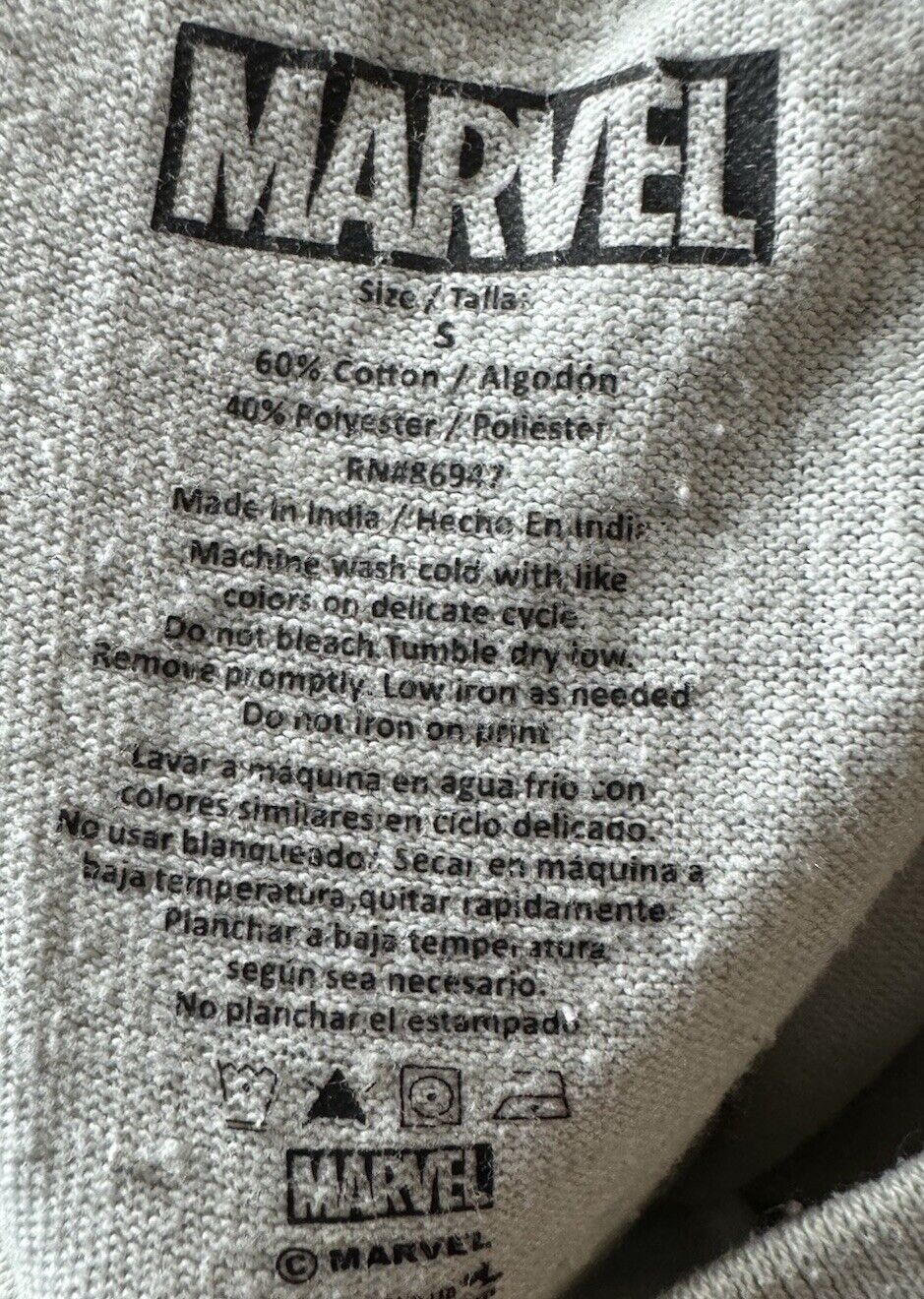 Marvel Shirt Mens Large Gray Comic Book Tee
