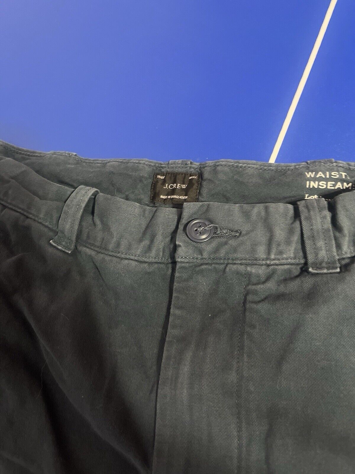 J. Crew Shorts Mens 30x9 Dark Blu Flex Preppy Cotton Chino Men