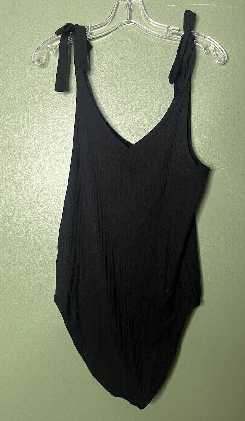 Old Navy Bodysuit Women's XL Nude One Piece Sleeveless Basic NWT