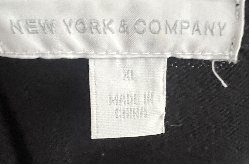 New York & Company Button Up Dress Work Shirt Size XL