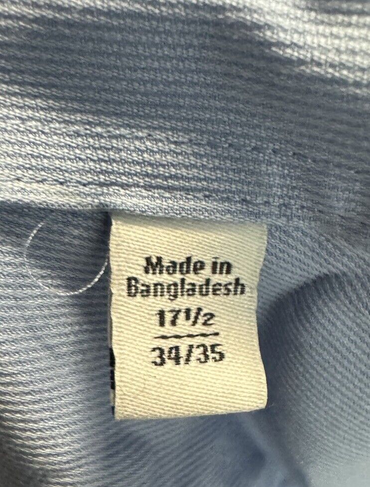 Calvin Klein Regular Stain Shield Performance Dress Shirt 17.5 34/35