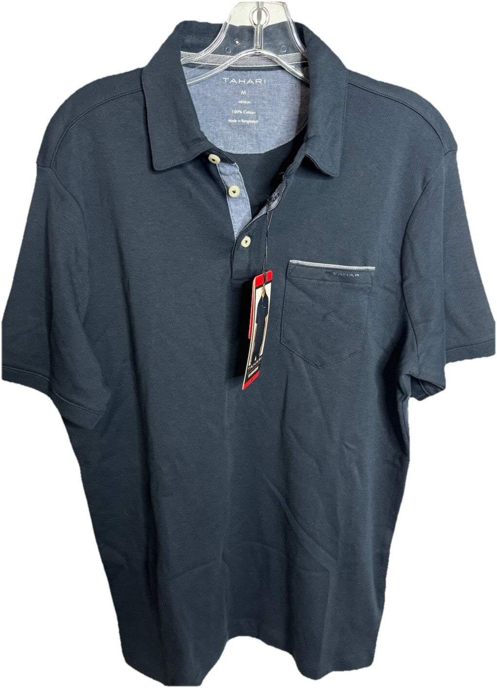 Tahari Mens Polo Shirt Medium New