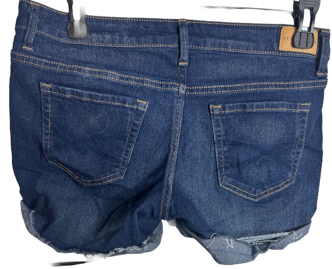 Women Aeropostale Denim Jean Cut-off Shorts Size 4