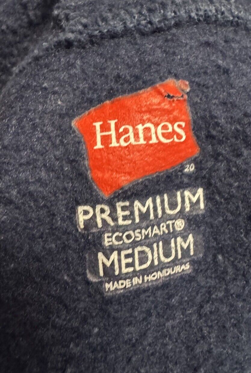 Hanes EcoSmart Men's Full-Zip Fleece Hoodie Medium