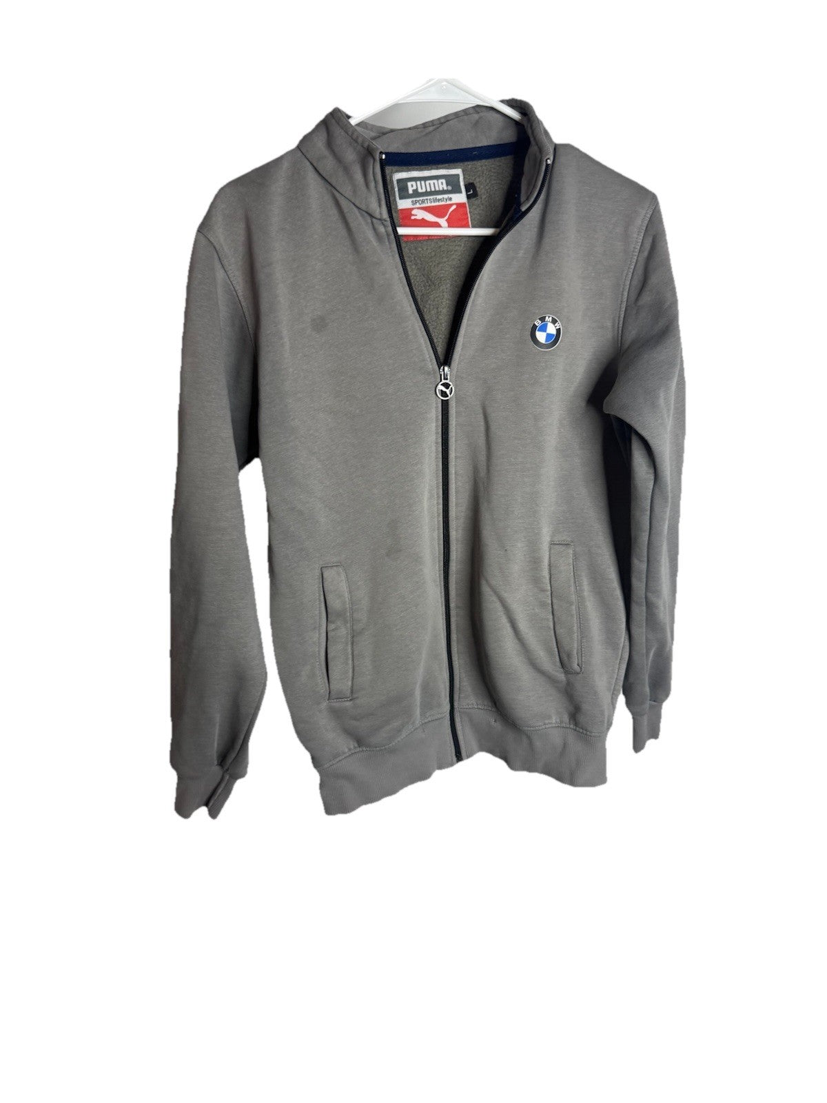 Puma BMW Full-Zip Sweatshirt Men’s Size L Motorsport Track Jacket