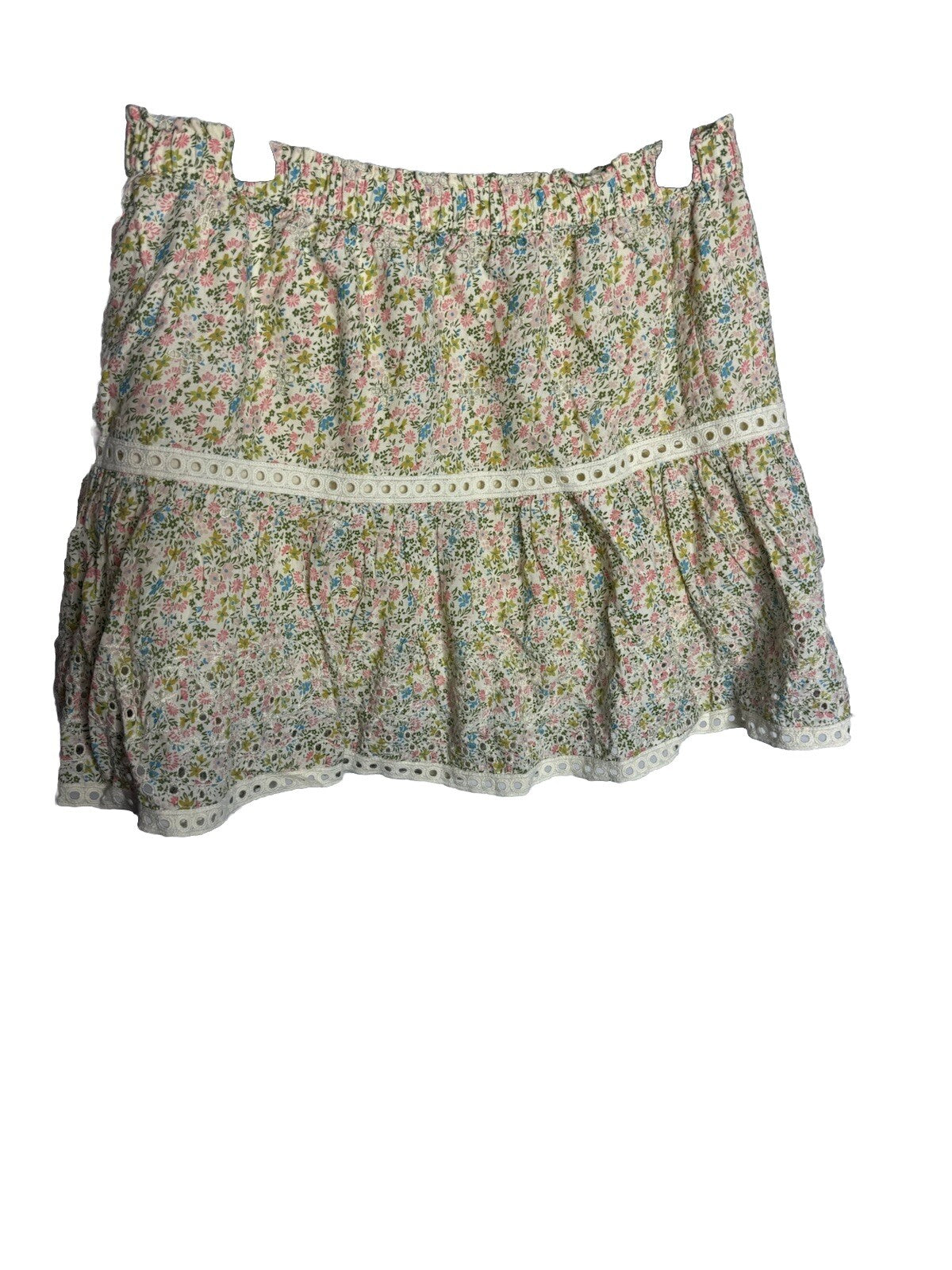 Skirt Womens Size Large Soft Fuzzy Pull On