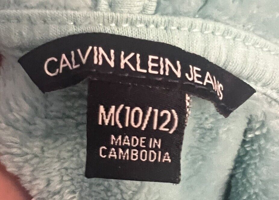 Calvin Klein Fleece Hoodie sz M 10/12