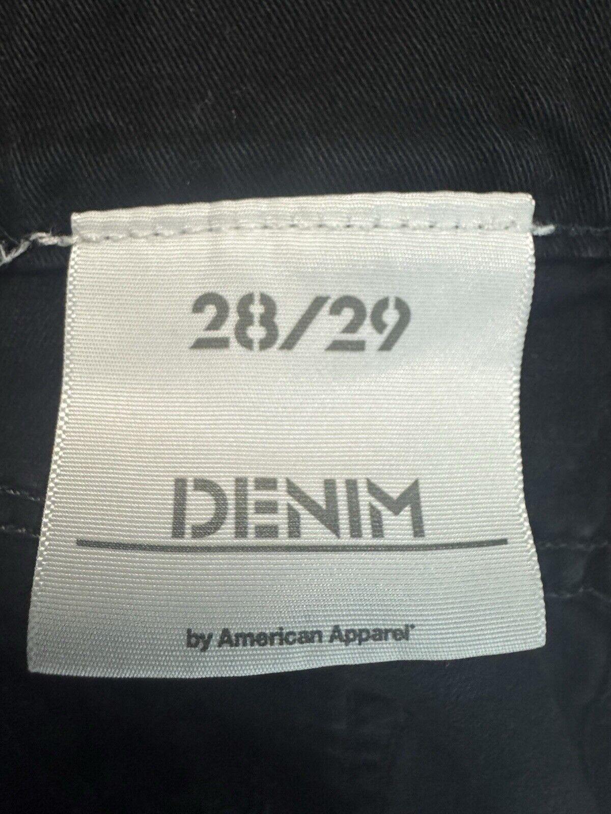 AMERICAN APPAREL Black Gray shorts size 28/29