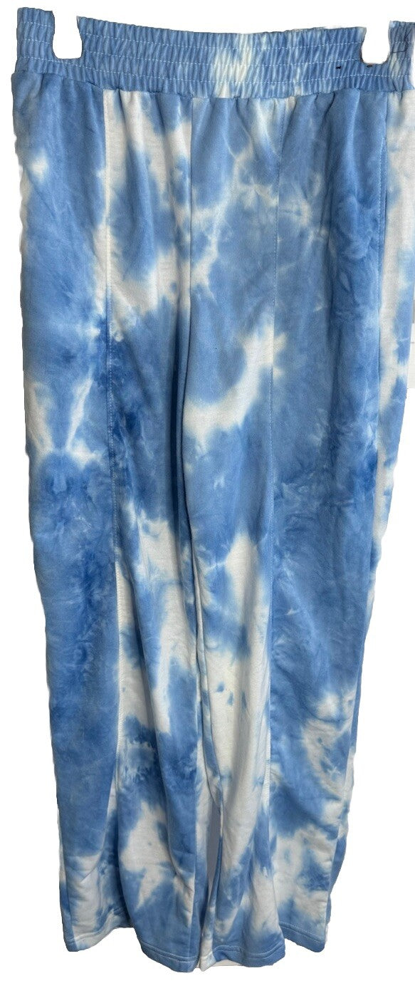 Refuge Athletics Sz Large Joggers Gray Tie Dye Casual Sweatpants Relaxed
