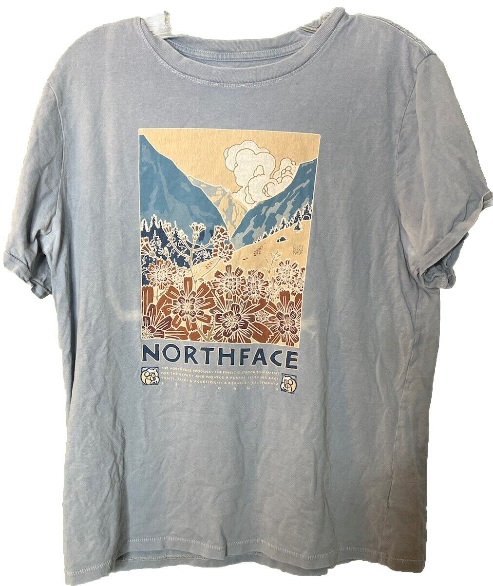 The North Face Shirt Women's Large T Shirt Outdoors Hiking Hiker Casual