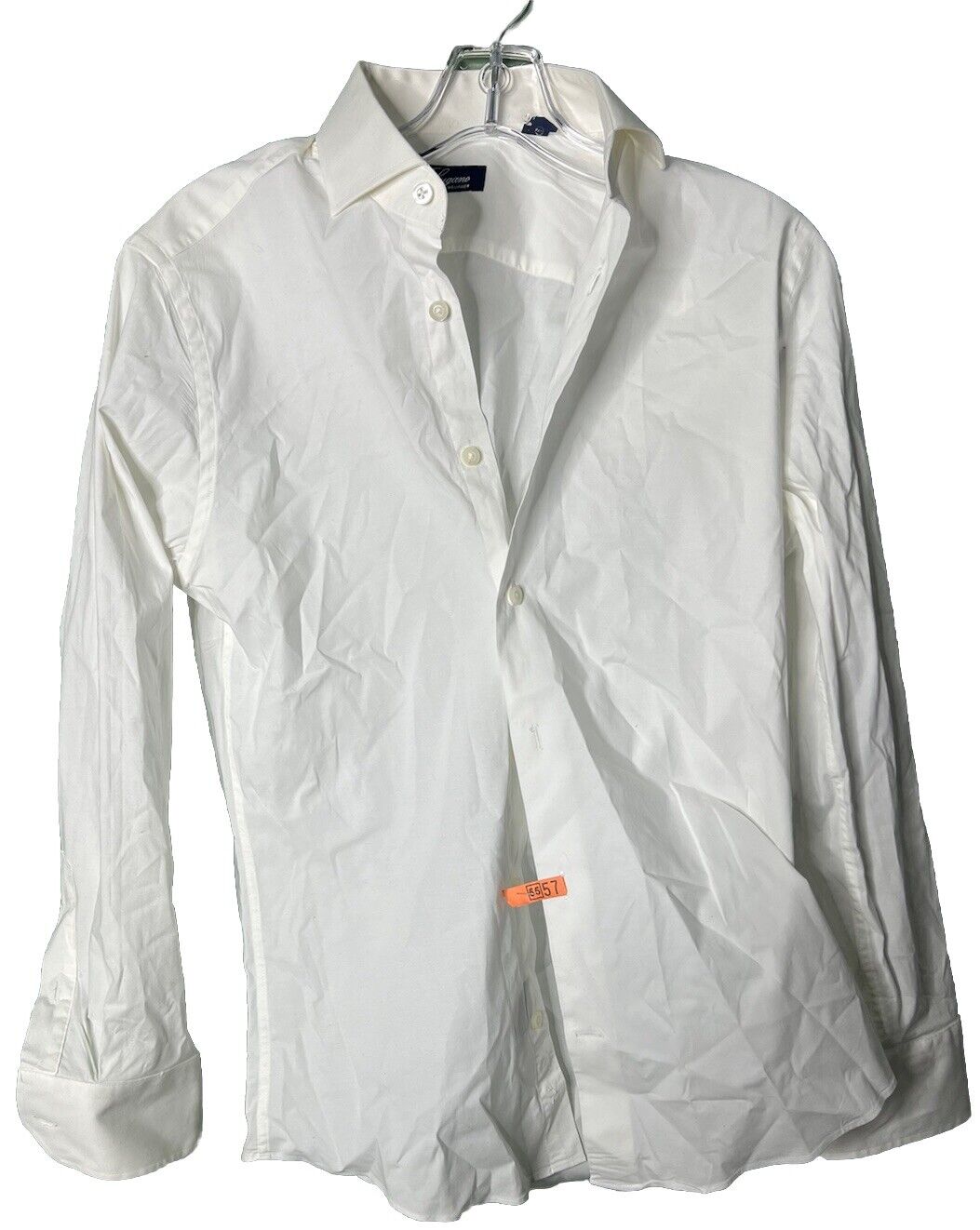 Lugano Dress Shirt Mens 14.5 Button Up