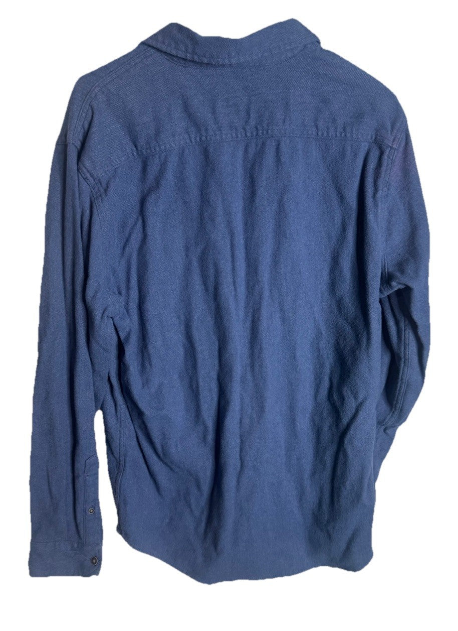 Lee Stretch Regular Fit Button Down Shirt Men's Large Long Sleeve