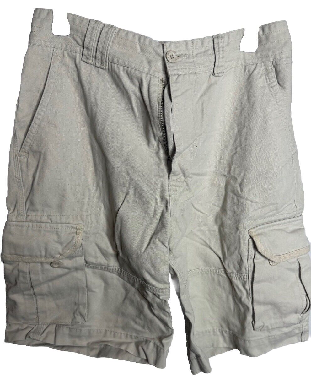 Smith's Shorts Men's 34 Workwear Nylon Tan Khaki Performance Cargo