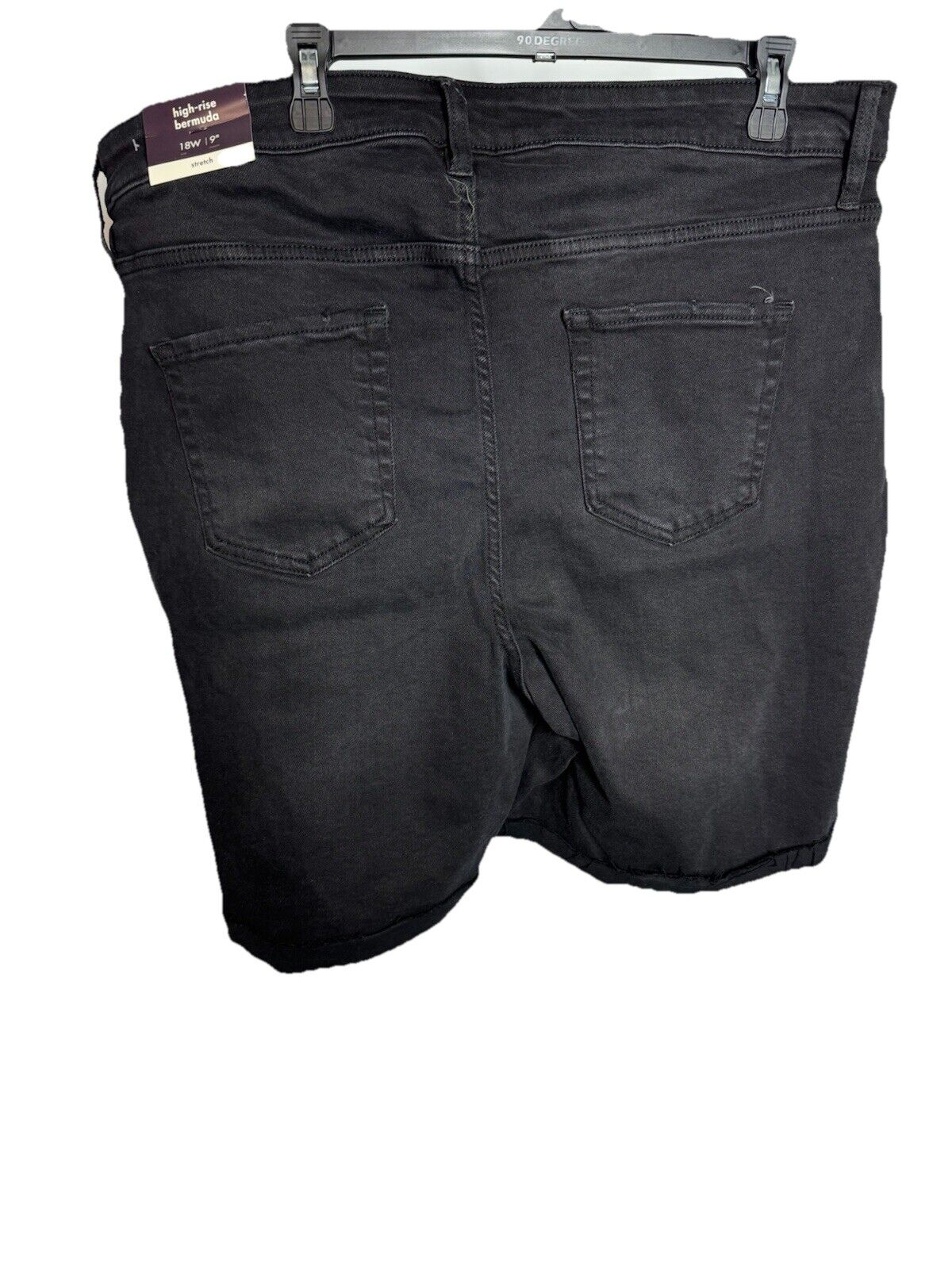 Ava & Viv Bermuda Shorts Womens Size 18 High Rise Relaxed Med Denim Jean