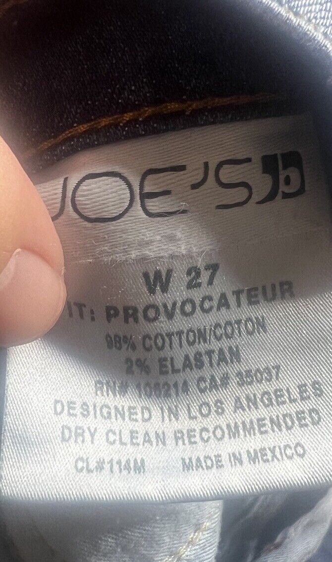 Joe's Jeans Size W 27 Womens Blue Denim