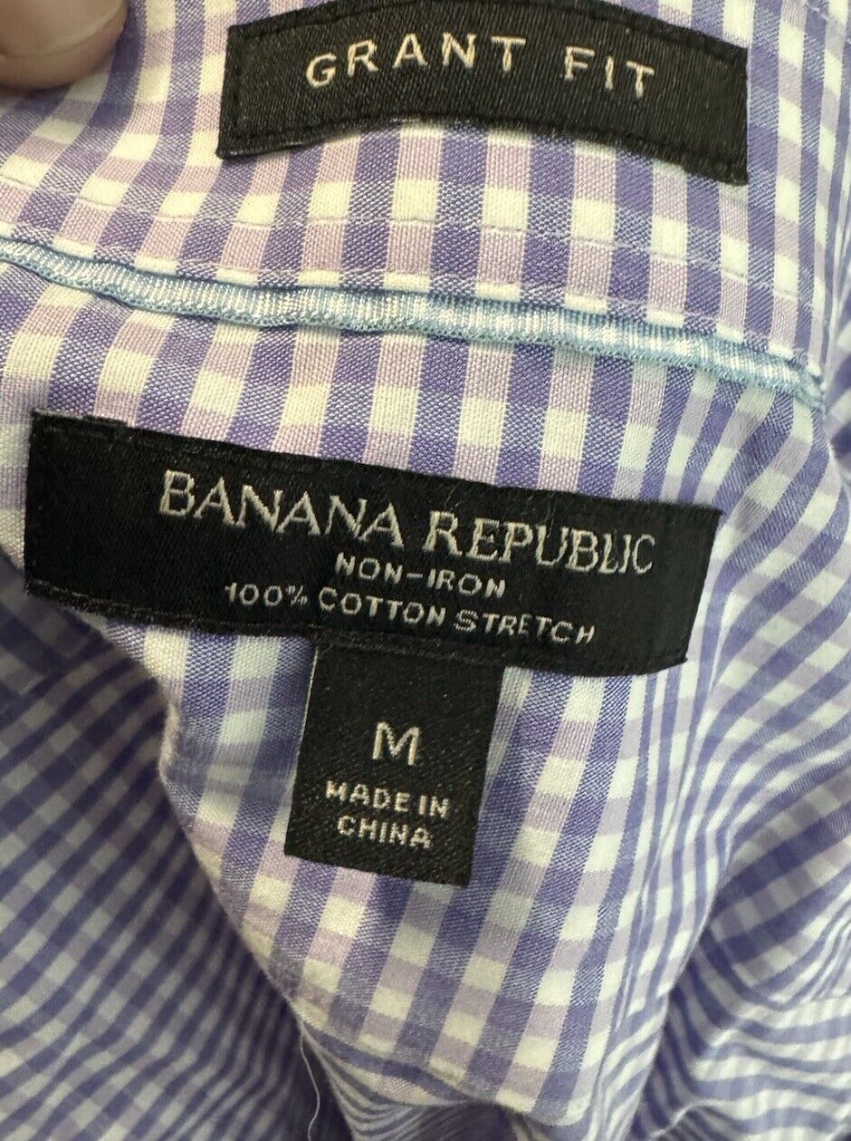 Banana Republic Shirt Mens Medium Button Down