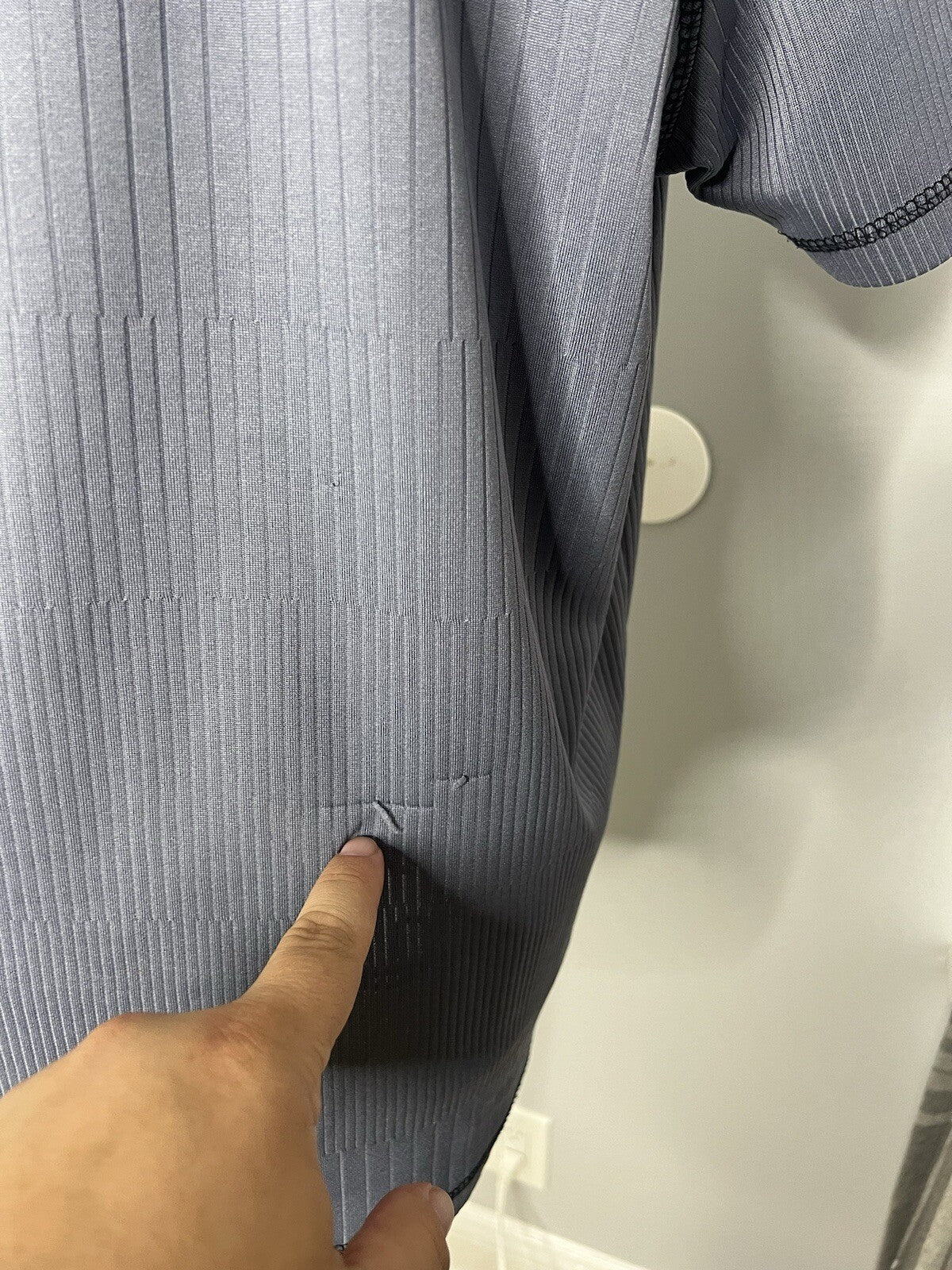 Positano Shirt Blue Size Medium , Minimal Damage