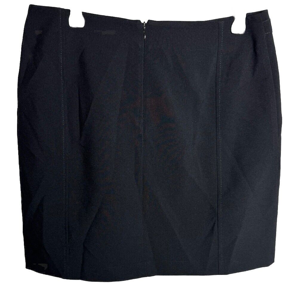 New York & Company Women's Skirt Black Short Sz 10