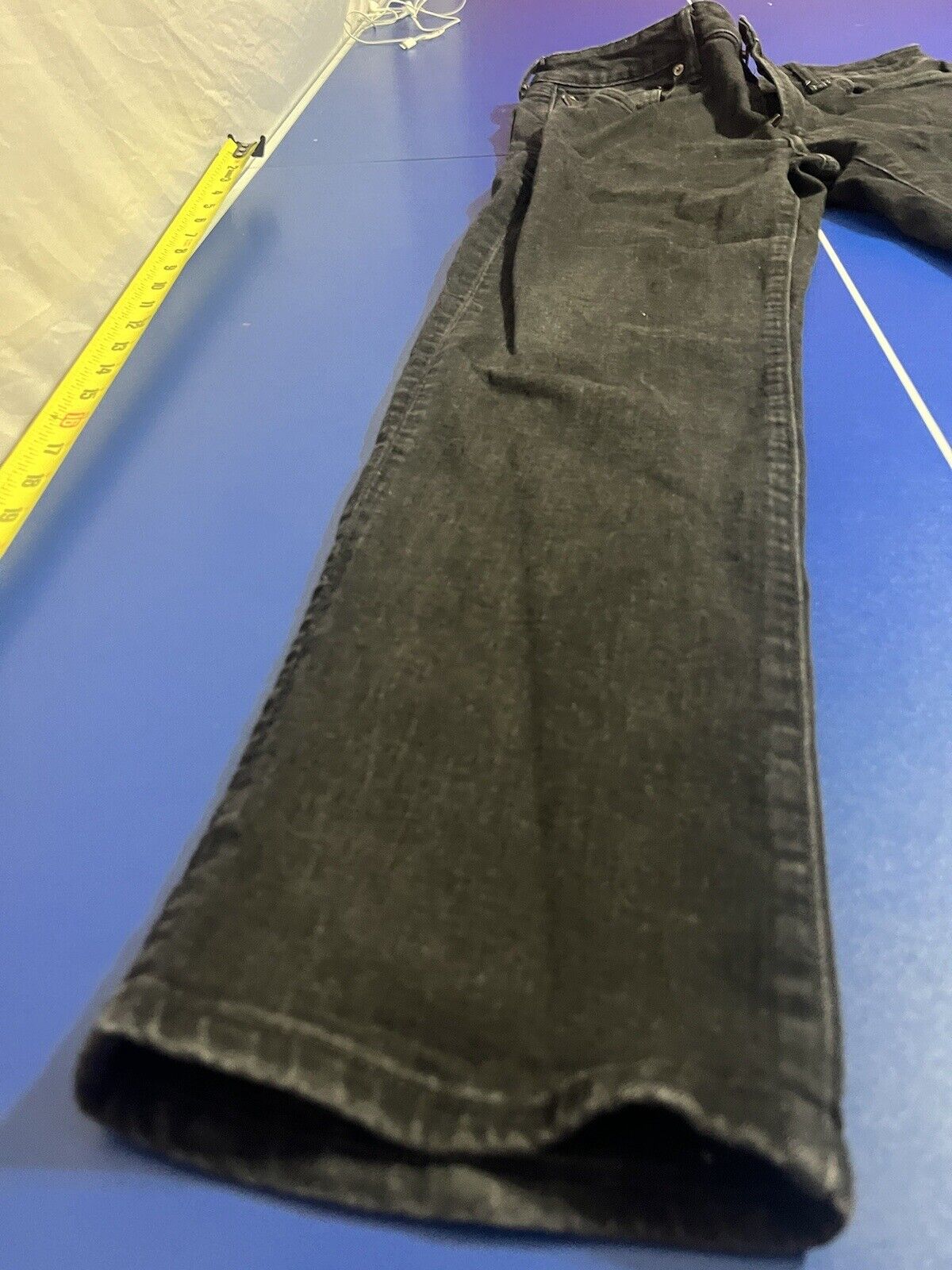 American Eagle Jeans Mens 31x30 Black Original Straight Next Level Flex
