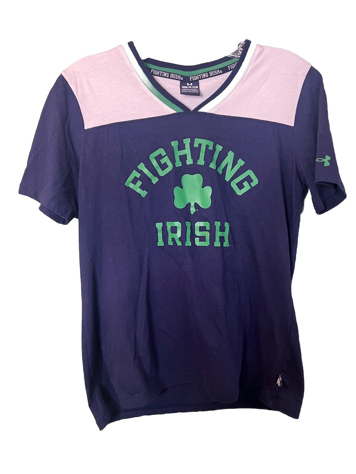 Under Armour/ FIGHTING IRISH Shamrock Short Sleeve T-shirt Size SM/P
