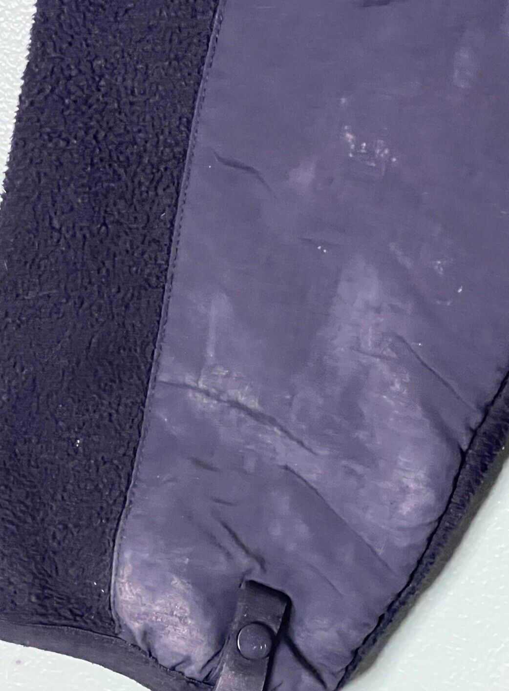 The North Face Womens Large Black Fleece Jacket/ Some Stains/make Offer