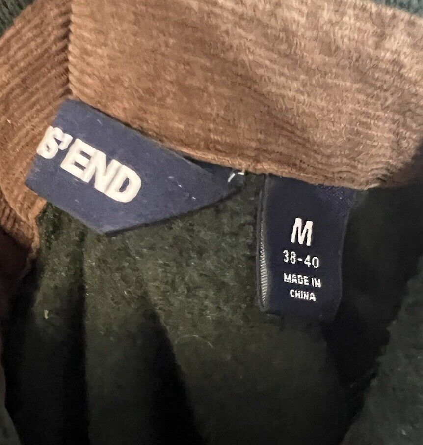 Lands end fleece 3/4 zip up size Meduim