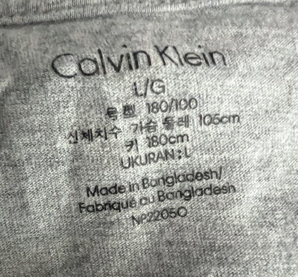 Calvin Klein T-Shirt Large Short Sleeve Crew Neck