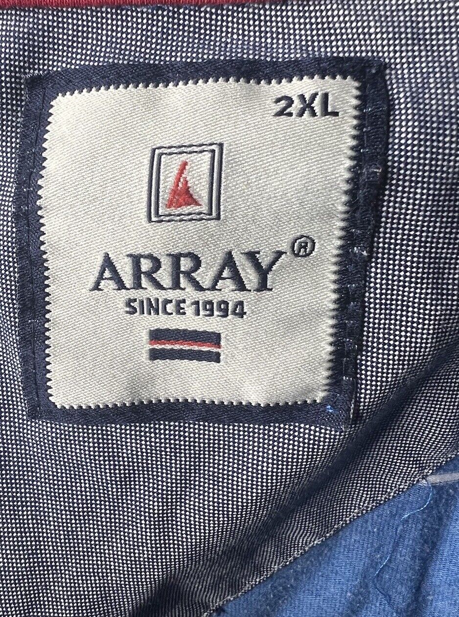 Mens Array Long Sleeve Polo Shirt 2XL