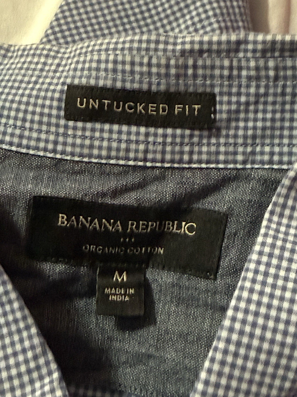 Banana Republic Men Untucked Shirt Size M