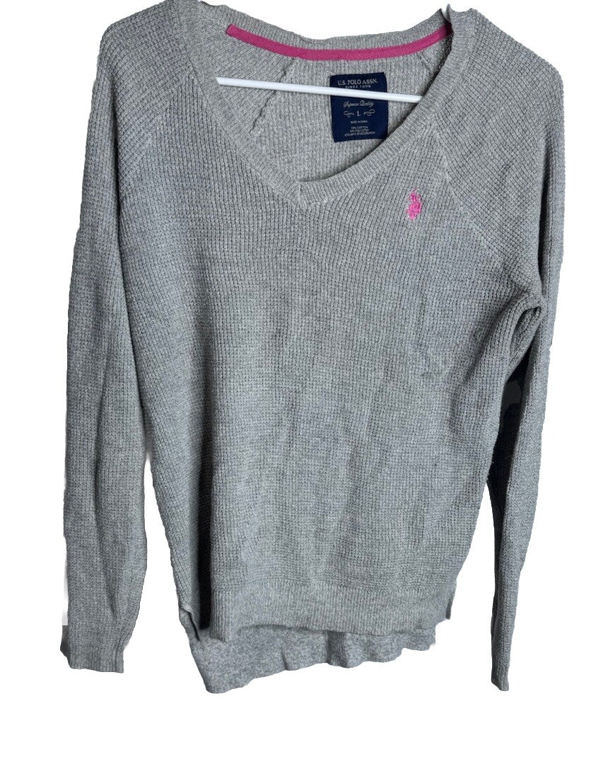 U.S. Polo Assn Shirt Size Large long Sleeve Polo
